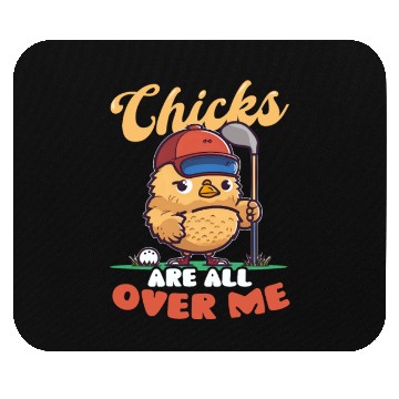 Discover Golf Easter Chicks All Over Me Mouse Pads