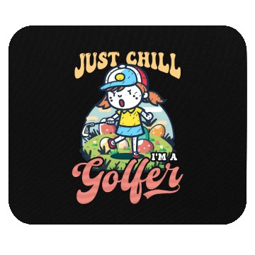 Discover Golf Easter Just Chill I'm A Golfer Mouse Pads
