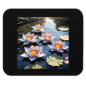 Discover Lotus Origami Mouse Pads