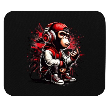 Discover "Groovy Monkey Swag" Mouse Pads