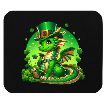 Discover St Patricks Day Dragon Saint Pattys Mouse Pads