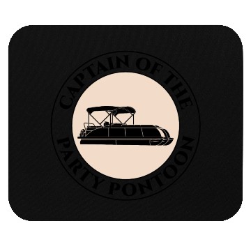 Discover Pontoon Boat Captain Boating Sailing Adventure Mouse Pads
