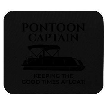 Discover Pontoon Boat Captain Boating Cruise Fishing Funny Mouse Pads