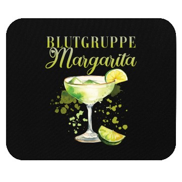 Discover Blutgruppe Margarita Tequila Stag Party Mouse Pads