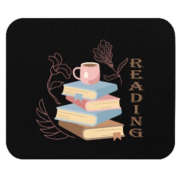 Discover Addicted to reading books and tea Mouse Pads
