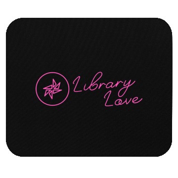 Discover ALIA Library Love Neon Pink Solid Mouse Pads