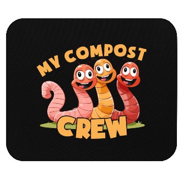 Discover My Compost Crew - Worm Farming Mouse Pads