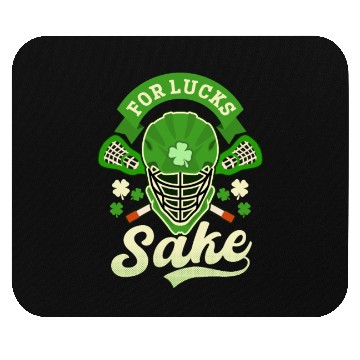 Discover Lacrosse St. Patricks Day For Lucks Sake Mouse Pads