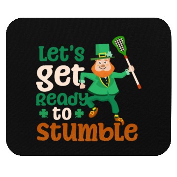 Discover Lacrosse St. Patricks Day Ready To Stumble Mouse Pads