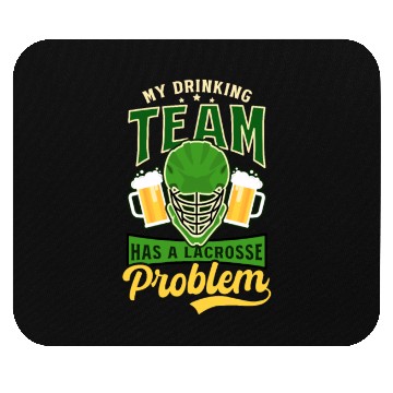 Discover Lacrosse St. Patricks Day Team Has Lacrosse Proble Mouse Pads