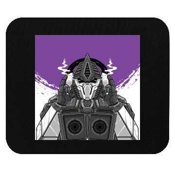 Discover Mech Robot Square Poster (R80) Mouse Pads