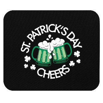Discover St. Patrick's Day Cheers Irish Beer Mouse Pads
