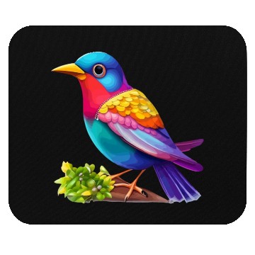 Discover color bird animal Mouse Pads