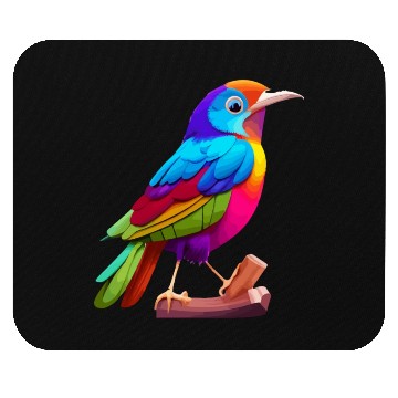 Discover color bird animal Mouse Pads