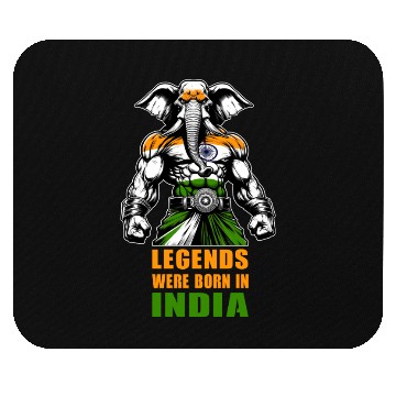 Discover India elephant legends design Mouse Pads