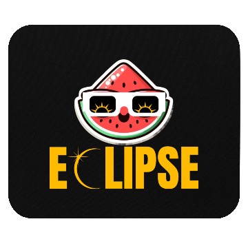 Discover Eclipse Slice: Melon with Attitude! Mouse Pads