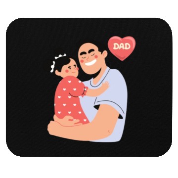 Discover A Father-Daughter Journey in Fashion" Mouse Pads
