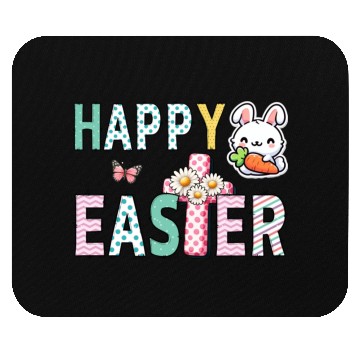 Discover Blossom & Bunny: Easter Celebration Delight! Mouse Pads