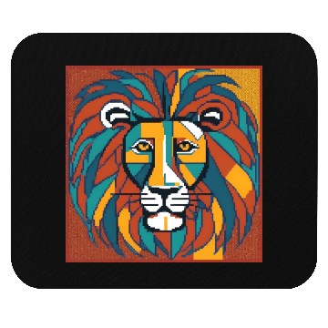 Discover pixel lion Mouse Pads