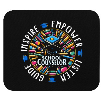 Discover School Mouse Pads, School Counselor Guide Inspire