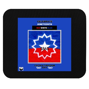 Discover Celebrate Juneteenth: The Red White & Blue Mouse Pads