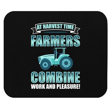 Discover Combine Threshing Farmer Agriculture Combine Mouse Pads