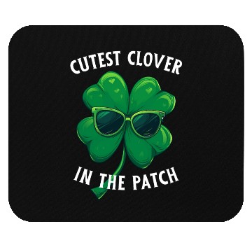 Discover Shamrock Cutest Clover In The Path Mouse Pads