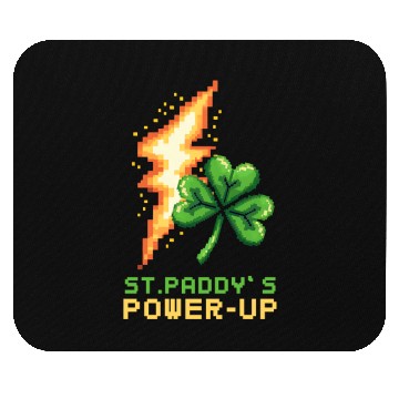 Discover St. Patricks Day Gaming St. Paddy's Power-Up Mouse Pads