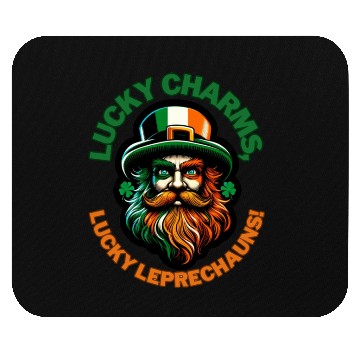 Discover Lucky charms, lucky leprechauns Mouse Pads