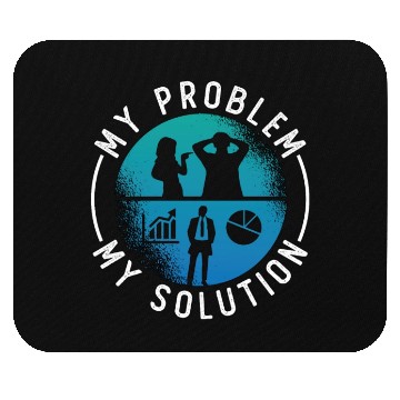 Discover Data Analyst My Problem My Solution Pictogram Dad Mouse Pads