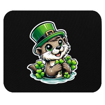 Discover St. Patrick's Otter Fun Mouse Pads