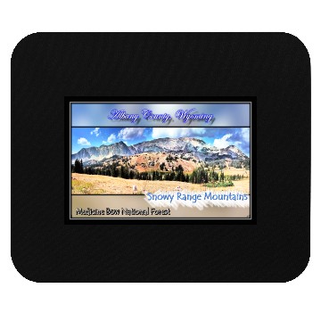 Discover I've Been Framed! Snowy Range Scenic Byway Wyoming Mouse Pads