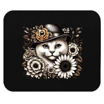Discover Vintage Cat Mouse Pads