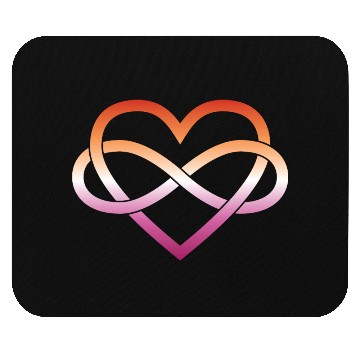 Discover Polyamory Infinity Heart - Lesbian Mouse Pads