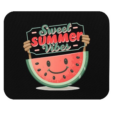 Discover "Summer Joy: Smiling Watermelon" Mouse Pads
