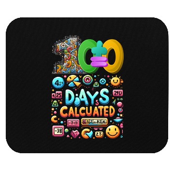 Discover School Mouse Pads, 100 Days Calculated Numbers