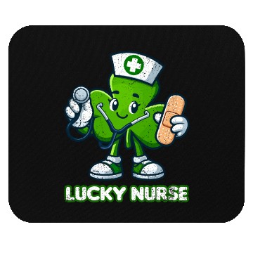 Discover LUCKY NURSE ST PATRICKS DAY Mouse Pads