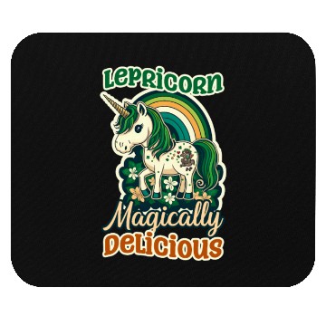 Discover Irish Unicorn St Patricks Lepricorn Delicious Mouse Pads