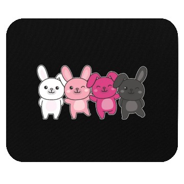 Discover Transfem Flag Pride Lgbtq Bunny Mouse Pads