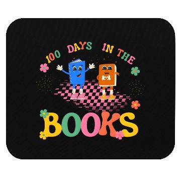 Discover 100 Days in the Books Reading Teacher Mouse Pads