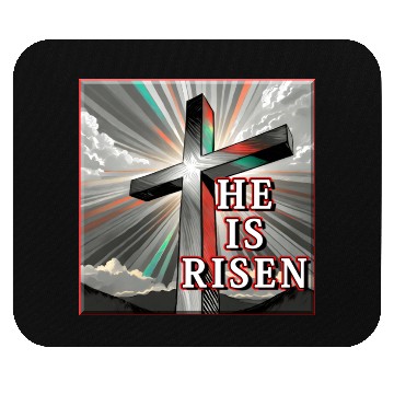 Discover Cross, He is Risen - 2 Mouse Pads