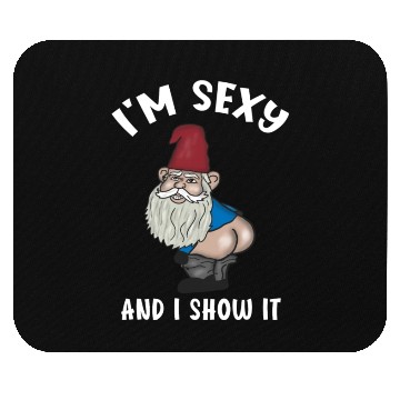 Discover Sexy Garden Gnome Gardener Mouse Pads