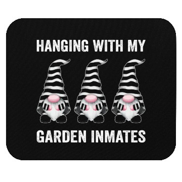 Discover Funny Garden Gnomes Lover Gnomies Mouse Pads