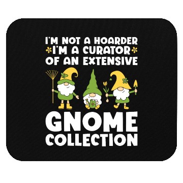 Discover Funny Garden Gnome Collector Mouse Pads