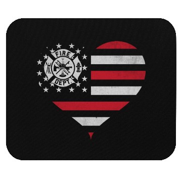 Discover FIREFIGHTER LOVE Mouse Pads