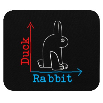Discover Wittgensteins Rabbit Duck Illusion Mouse Pads
