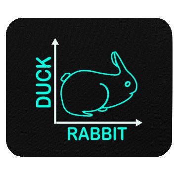 Discover Wittgensteins Rabbit Duck Illusion Mouse Pads