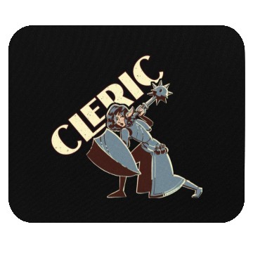Discover Retro Elf Cleric Mouse Pads