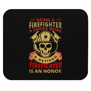 Discover Being A Firefighter Mouse Pads