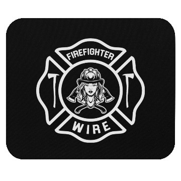 Discover Firefighter Wife Mouse Pads